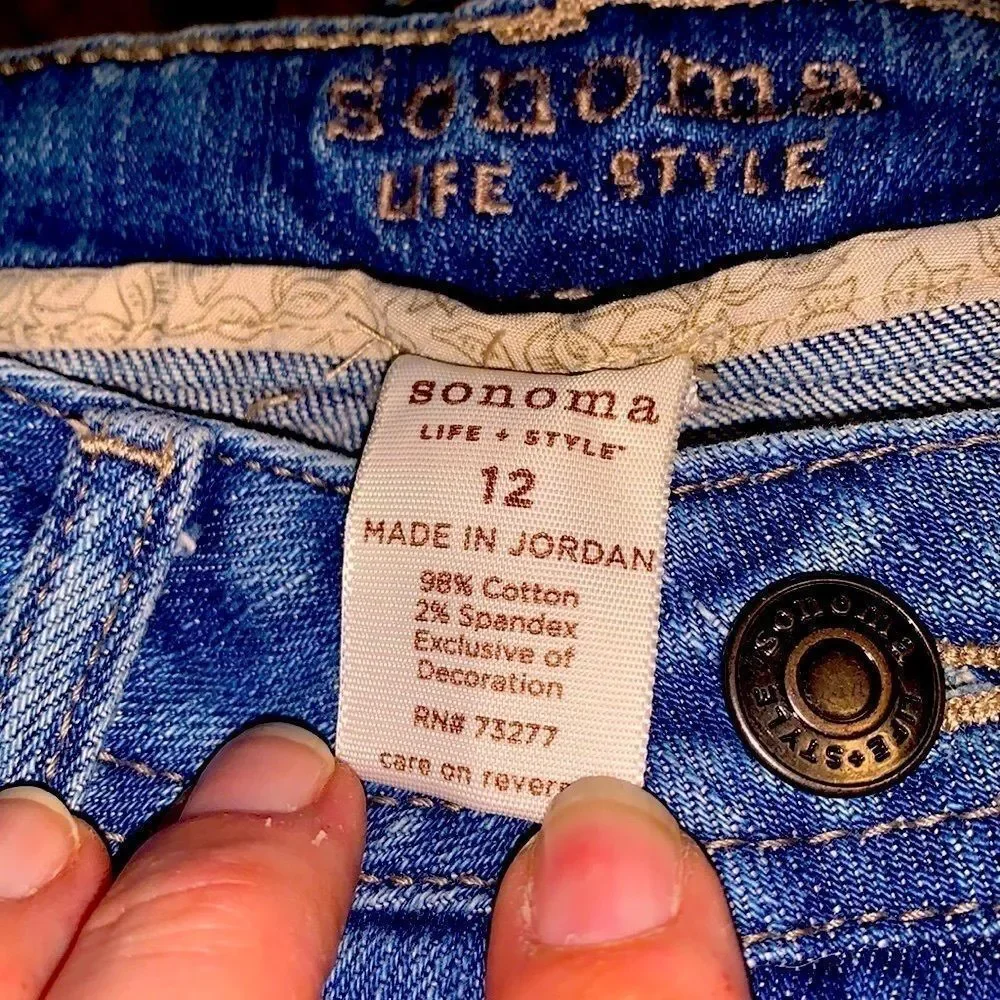 Sonoma jeans sz 12